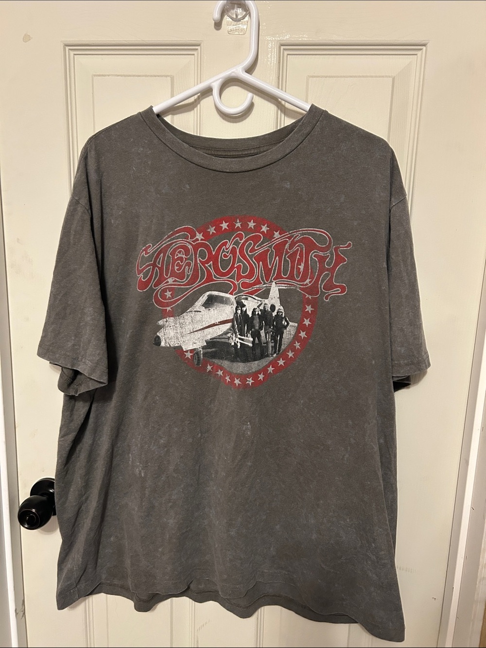 Grey Graphic Band Tee